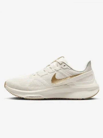 Structure 25 Women s Road Running Shoes Phantom White Gum Light Brown Metallic Gold DJ7884 007 700512 - NIKE - BALAAN 1