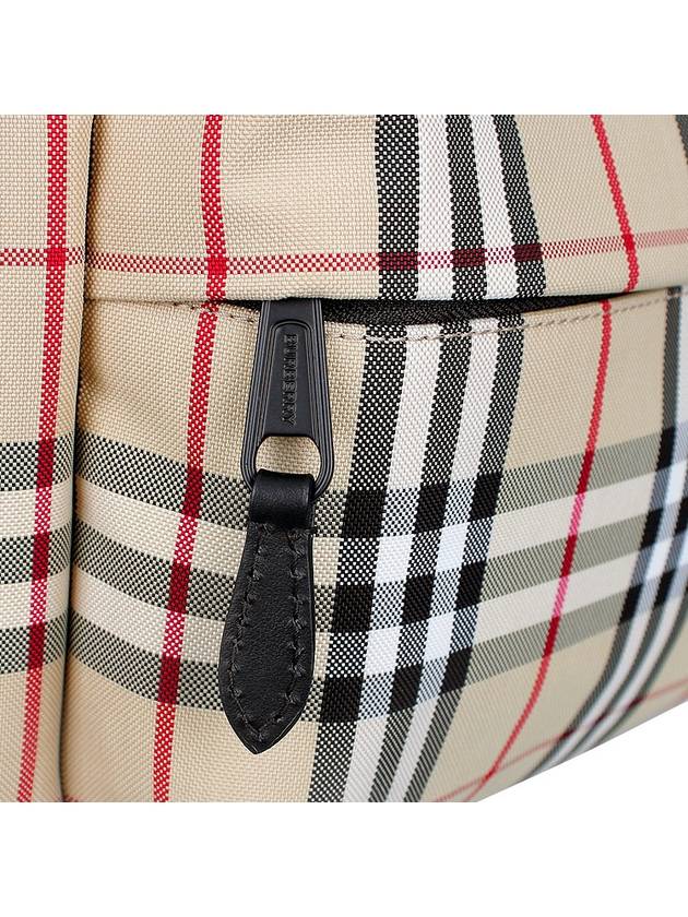 Vintage Check Motif Nylon Backpack Beige - BURBERRY - BALAAN 8