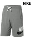 Sportswear Essential French Terry Allumni Shorts Grey - NIKE - BALAAN 2