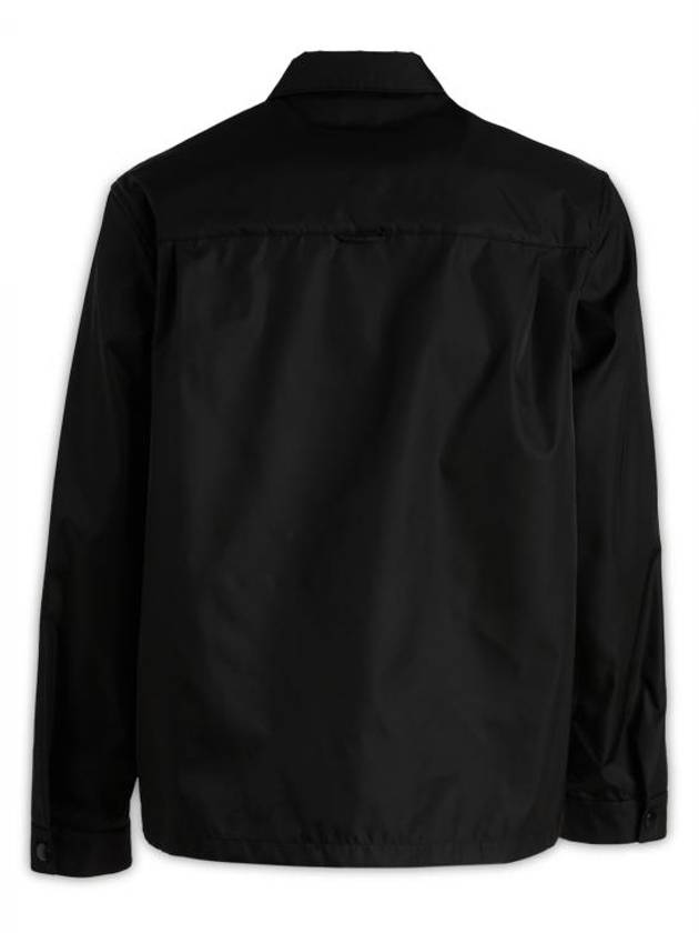 Triangle Logo Re-Nylon Long Sleeve Shirt Black - PRADA - BALAAN 2