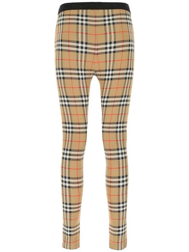 Women's Vintage Check Leggings Beige - BURBERRY - BALAAN 3