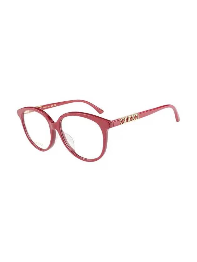 Eyewear Round Frame Eyeglasses Red - GUCCI - BALAAN 4