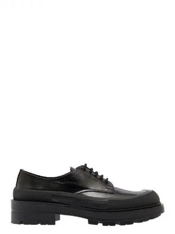 Alexander McQUEEN Logo Leather Derby Shoes 270490 - ALEXANDER MCQUEEN - BALAAN 1