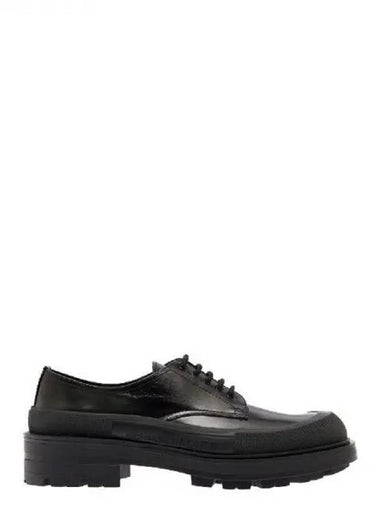 Alexander McQUEEN Logo Leather Derby Shoes 270490 - ALEXANDER MCQUEEN - BALAAN 1