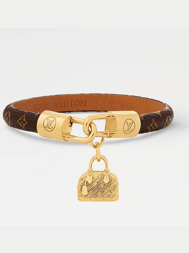 Alma Charm Bracelet Gold Brown - LOUIS VUITTON - BALAAN 3