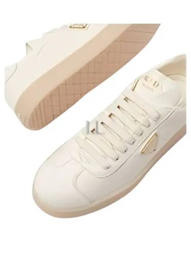 Leather Low Top Sneakers White - PRADA - BALAAN 2