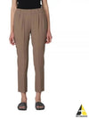 Cropped-Hose Mit Elastischem Bund Pants Brown - BRUNELLO CUCINELLI - BALAAN 2