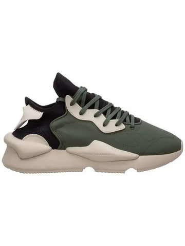 Kaiwa Logo Low Top Sneakers Shadow Green - Y-3 - BALAAN 1