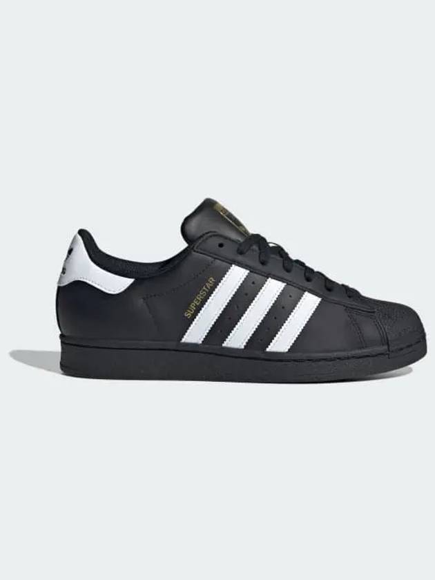 Men's Superstar Low Top Sneakers Core All Black - ADIDAS - BALAAN 2