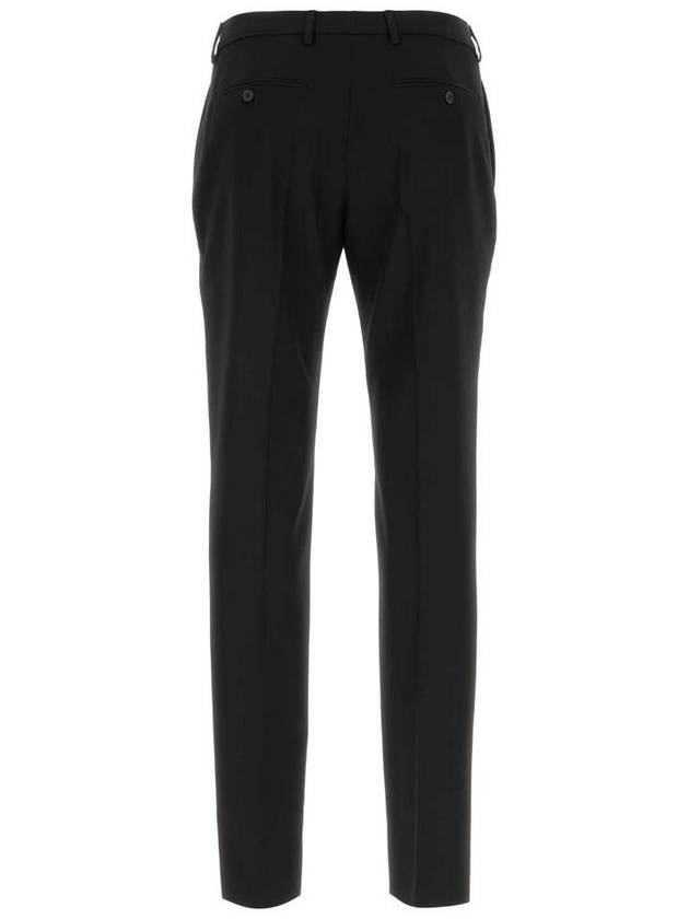 24 ss SUSTAINABLE VIRGIN WOOL PANTS WITH FRONTAL PINCES 607843Y512W1000 B0651012466 - SAINT LAURENT - BALAAN 3