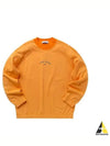 Marina Cotton Nylon Terry Fleece Crewneck Sweatshirt Orange - STONE ISLAND - BALAAN 2