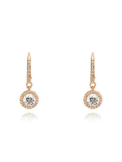 Una Angelic Constella Drop Earrings Rose Gold - SWAROVSKI - BALAAN 2