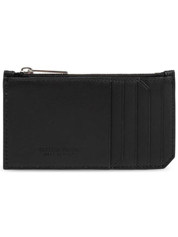 Bottega Veneta Card Case, Men's, Black - BOTTEGA VENETA - BALAAN 1