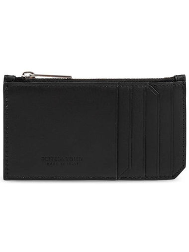 Bottega Veneta Card Case, Men's, Black - BOTTEGA VENETA - BALAAN 1