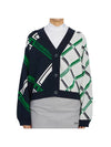 Women's NK Knit Cardigan Green - J.LINDEBERG - BALAAN 1