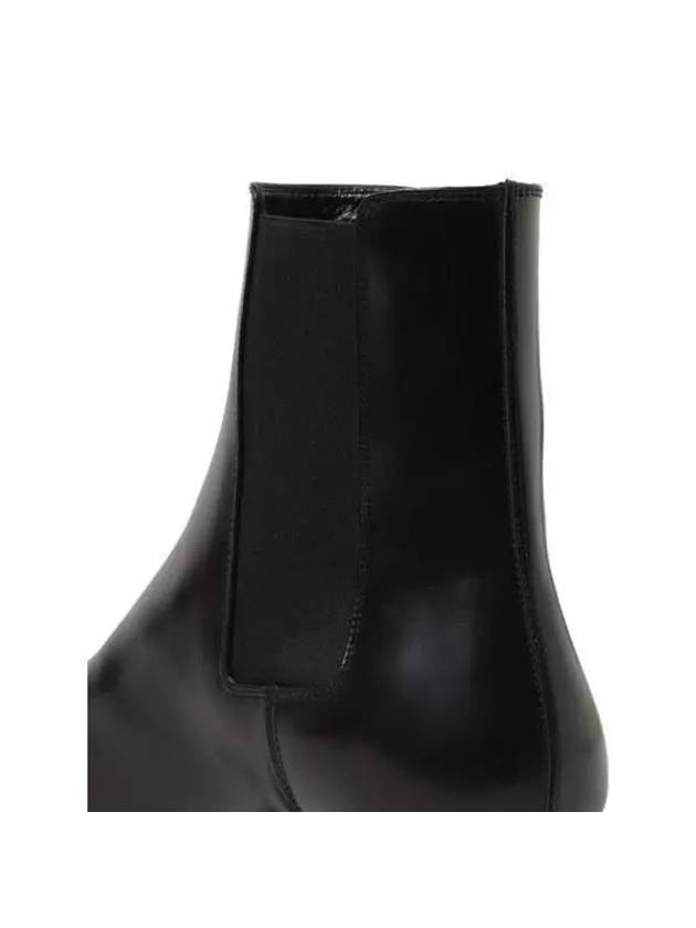 Wyatt Calfskin Leather Chelsea Boots Brown - SAINT LAURENT - BALAAN 4