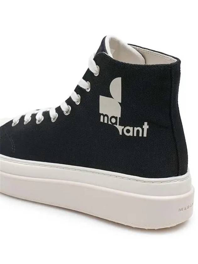 Men's Austen High Top Sneakers Black - ISABEL MARANT - BALAAN 6