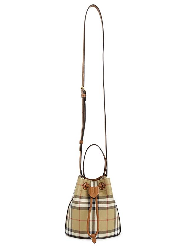 Check Bucket Bag Beige - BURBERRY - BALAAN 7