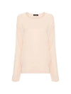 Round Neck Long Sleeve T-Shirt Light Pink - FABIANA FILIPPI - BALAAN 2