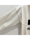 MOBY Logo High Neck Sweatshirt Ecru SW0003FA A1M07E 23EC - ISABEL MARANT ETOILE - BALAAN 5