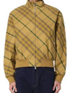 Check Bomber Jacket Yellow - BURBERRY - BALAAN 2