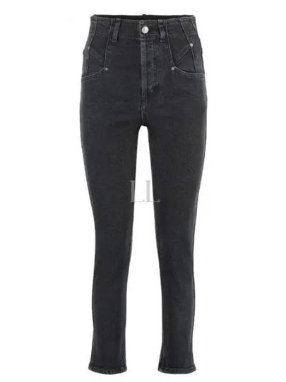 Niliane Slim Denim Jeans Black - ISABEL MARANT - BALAAN 2