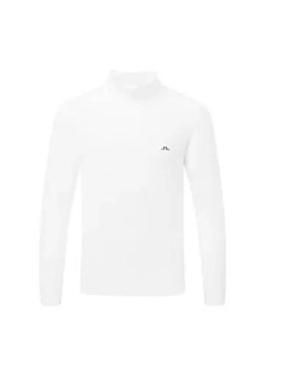 Luke Half Zip Up Mid Long Sleeve T-Shirt White - J.LINDEBERG - BALAAN 2