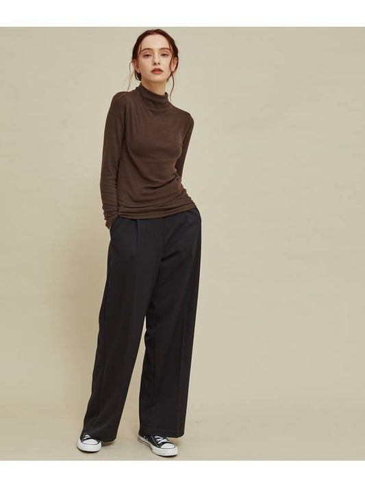 FW Long Wide Slacks Black - MANAVIS7 - BALAAN 2