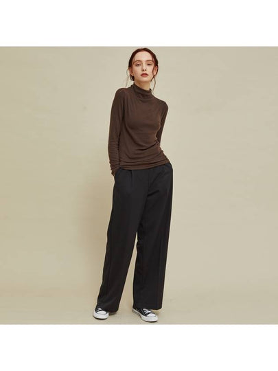 FW Long Wide Slacks Black - MANAVIS7 - BALAAN 2