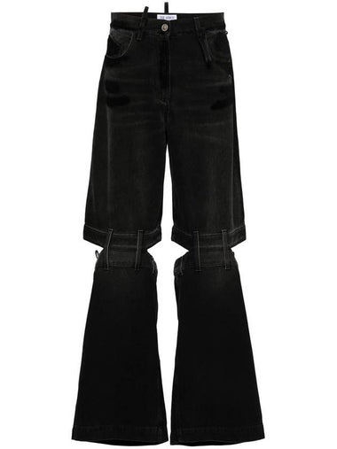 The Attico Lunghi High-Rise Wide-Leg Jeans - THE ATTICO - BALAAN 1