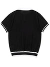 Collar point short sleeve knit BLACK - 20THHOLE - BALAAN 2