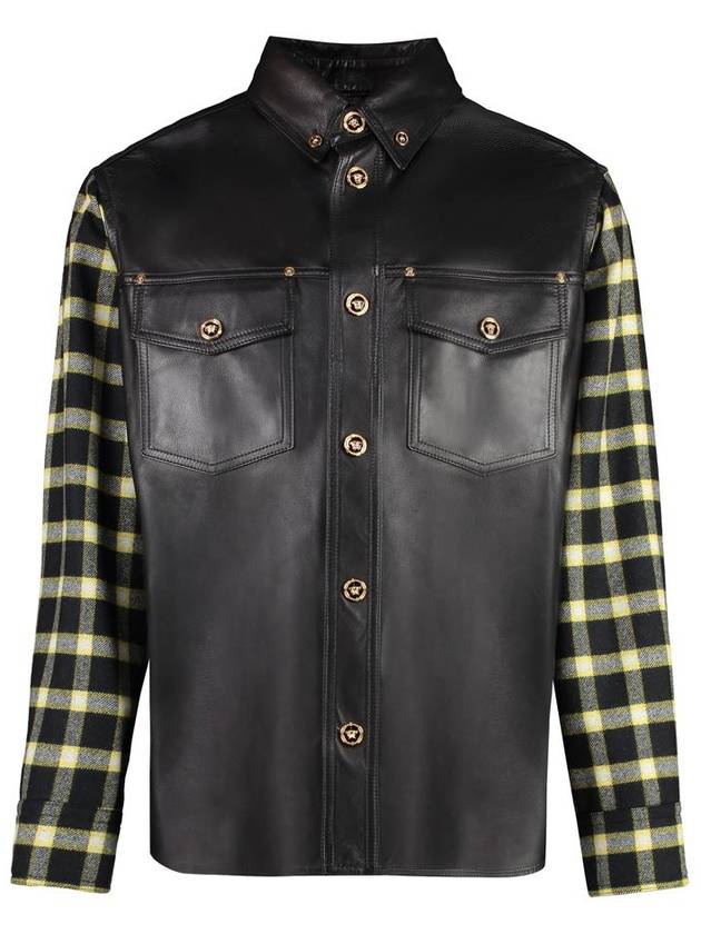 check panel shirt jacket 10102631A07471 - VERSACE - BALAAN 2