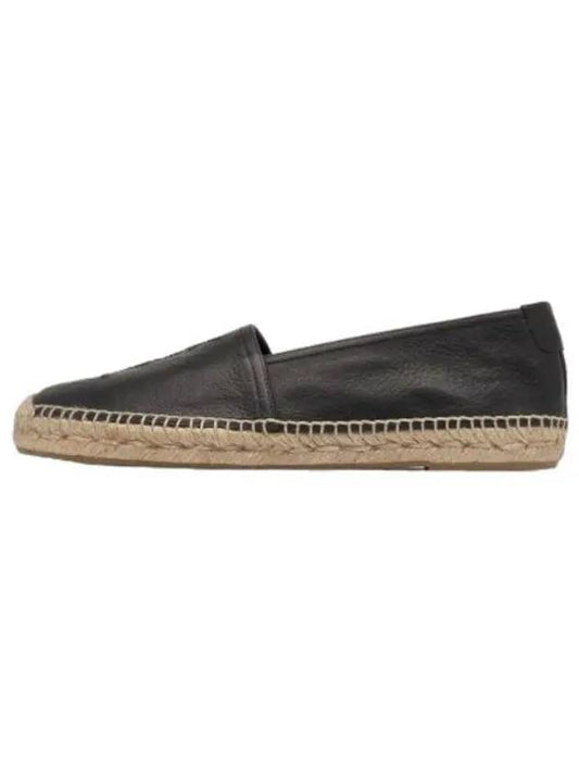 monogram espadrille black sneakers - SAINT LAURENT - BALAAN 1