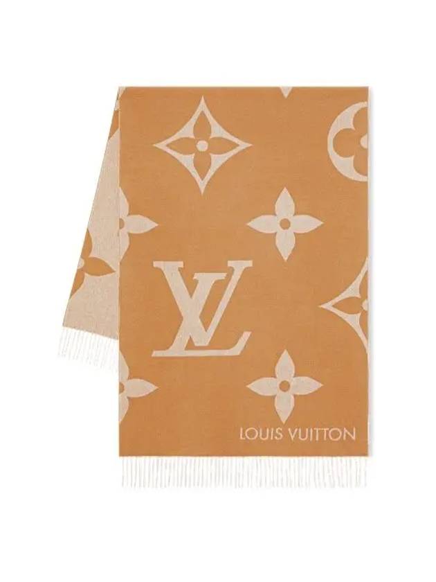 Monogram Giant Scarf Noisette M79198 - LOUIS VUITTON - BALAAN 1