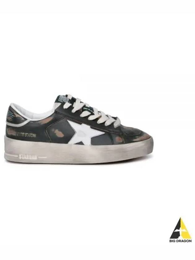 Stardan Leather Low Top Sneakers Green - GOLDEN GOOSE - BALAAN 2