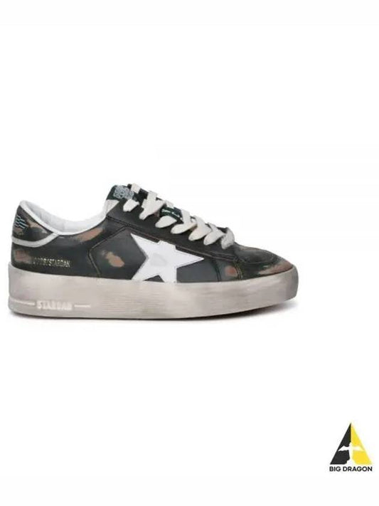 Stardan Leather Low Top Sneakers Green - GOLDEN GOOSE - BALAAN 2