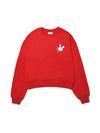 Brushed Options Smiling Rabbit Sweat Shirts RED - LE SOLEIL MATINEE - BALAAN 2