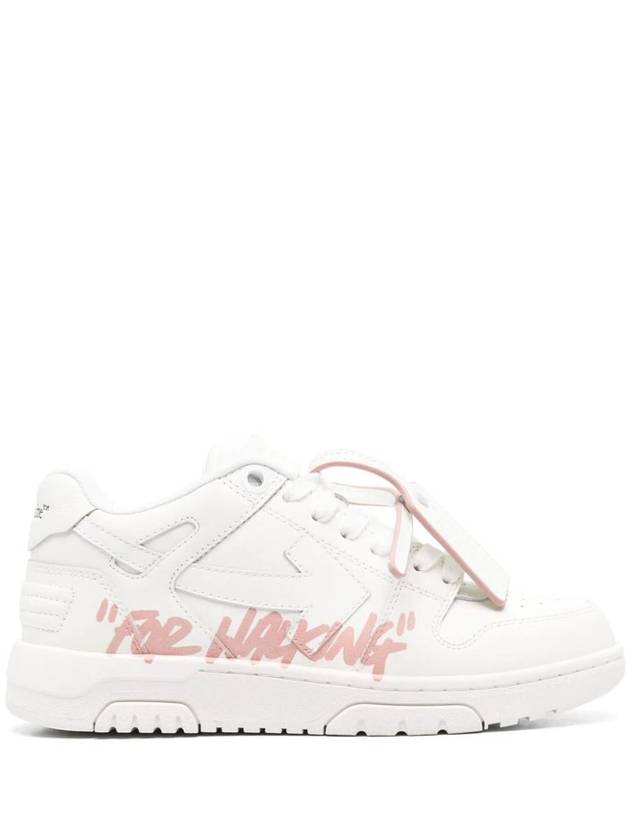 24 ss White Pink Leather Out of OFFICE Sneakers OWIA259C99LEA0110130 B0481010481 - OFF WHITE - BALAAN 2