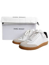 Women's Blyce Vintage Leather Low Top Sneakers White - ISABEL MARANT - BALAAN 8