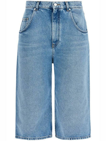 distressed cropped jeans with a - STELLA MCCARTNEY - BALAAN 1