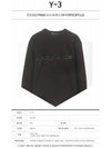 Sign Logo Crew Neck Cotton Sweatshirt Black - Y-3 - BALAAN 3