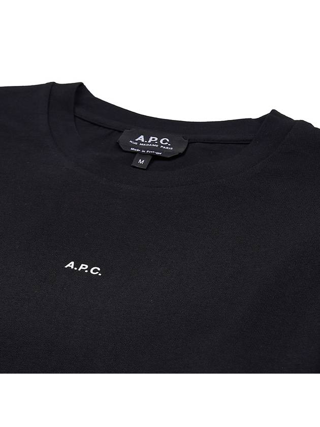 Women's Jade Logo Short Sleeve T-Shirt Black - A.P.C. - BALAAN 4