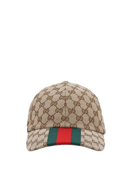 Original GG Base Ball Cap Beige Ebony - GUCCI - BALAAN 1