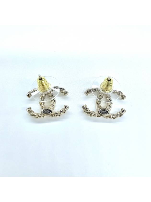 CC logo twist twisted gold earrings ABC529 - CHANEL - BALAAN 2