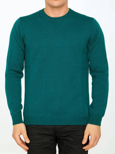 Green Merino Wool Sweater - ROBERTO COLLINA - BALAAN 1