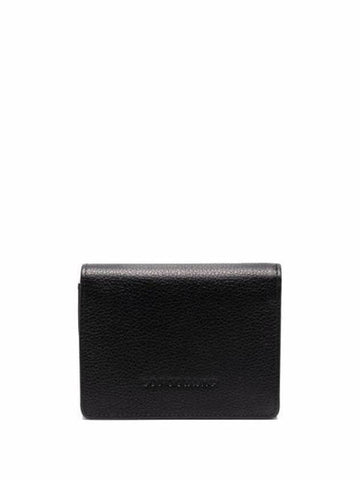 Le Flonne Compact Half Wallet Black - LONGCHAMP - BALAAN 1