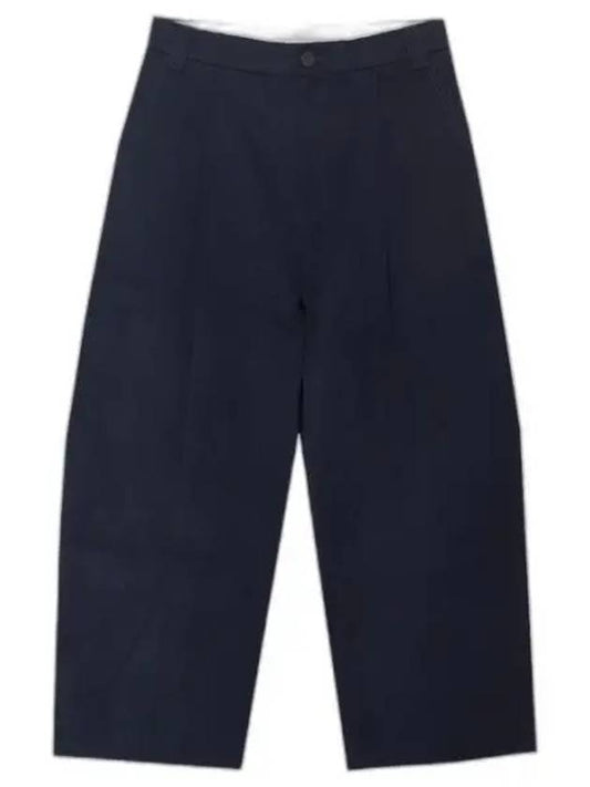 SORTE SNM PEACHED COTTON TWILL Dark Navy 351 Sorte Pants - STUDIO NICHOLSON - BALAAN 1