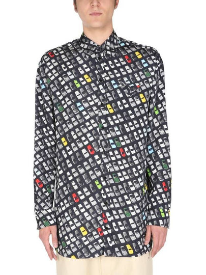 Car Print Long Sleeve Shirt - BOTTEGA VENETA - BALAAN 2