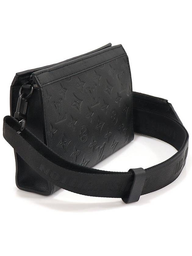 M81115 Black Monogram Shadow Calfskin Gaston Wearable Cross Bag - LOUIS VUITTON - BALAAN 3