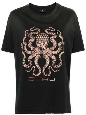 Etro Logo Print T-Shirt - ETRO - BALAAN 1